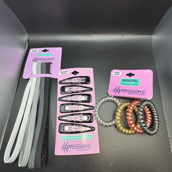 NWT Expressions Hair Accessories Bundle - Picture 3 of 6
